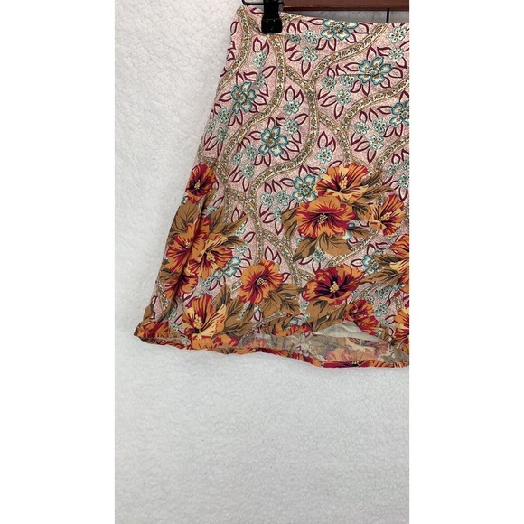 Paper Heart Floral Skirt Women’s Size 4 Multicolor Lightweight Casual Boho Print - Picture 4 of 11